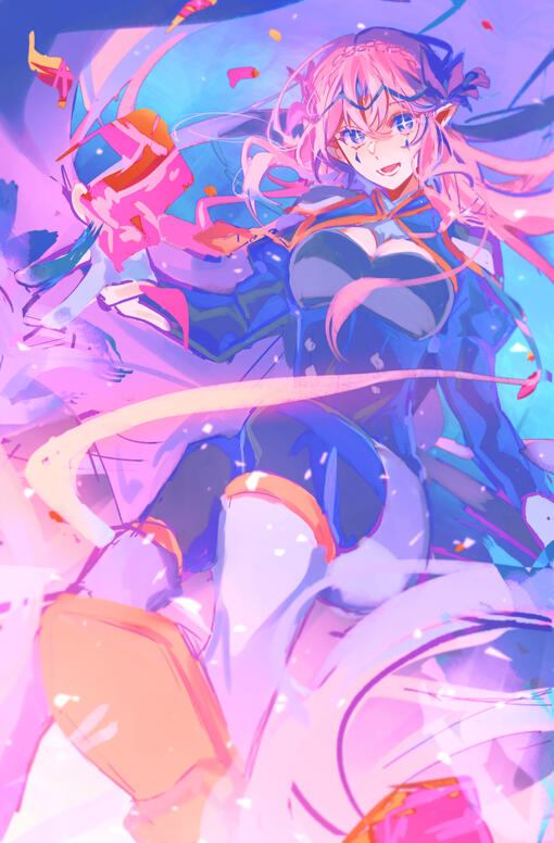 lady of divination: concept artwork of hortensia's seeress, faera.